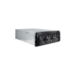 Inter-Tech Elektronik Handels Inter-Tech 4W2 Mining Rack - Rack-monterbar - 4U - ATX - ingen strømforsyning (ATX) - USB