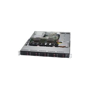 SUPER MICRO Computer Supermicro SuperServer 1029P-WTRT - Server - rack-monterbar - 1U - 2-vejs - uden CPU op til - RAM 0 GB - SATA/PCI Express - hot-swap 2.5 bås(e) - ingen HDD - AST2500 - 10 Gigabit Ethernet - skærm: ingen - sort