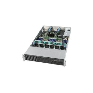 Intel Server System R2308WFTZSR - Server - rack-monterbar - 2U - 2-vejs - uden CPU - RAM 0 GB - SATA - hot-swap 2.5, 3.5 bås(e) - ingen HDD - Gigabit Ethernet, 10 Gigabit Ethernet - skærm: ingen