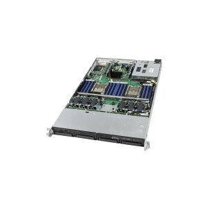 Intel Server System R1304WFTYSR - Server - rack-monterbar - 1U - 2-vejs - uden CPU op til - RAM 0 GB - SATA - hot-swap 2.5, 3.5 bås(e) - ingen HDD - Gigabit Ethernet, 10 Gigabit Ethernet - skærm: ingen