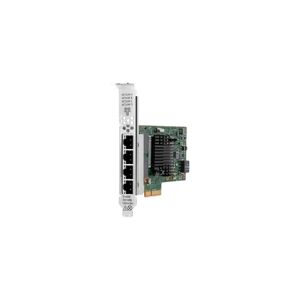 HPE I350-T4 - Netværksadapter - PCIe 2.0 x4 - Gigabit Ethernet x 4 - for ProLiant DL20 Gen10, DL325 Gen10, DL360 Gen10, DL380 Gen10, ML30 Gen10, XL220n Gen10