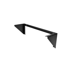 StarTech.com 3U Wall Mount Patch Panel Bracket - 19 in - Steel Vertical Patch Panel Mounting Bracket for Networking Equipment (RK319WALLV) - Monteringsbøjle - vægmonterbar - sort - 3U - 19