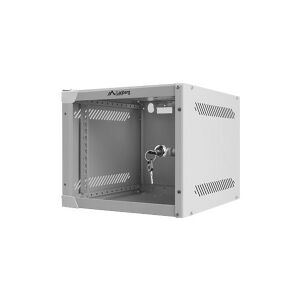 Lanberg - Rack kabinet - vægmonterbar - grå, RAL 7035 - 4U - 10