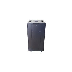 Extralink - Rack kabinet - 600x800 mm - gulvstående - sort - 22U - 19