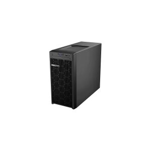 Dell PowerEdge T150 - Server - MT - envejs - 1 x Xeon E-2314 / op til 4.5 GHz - RAM 16 GB - HDD 2 TB - Matrox G200 - Gigabit Ethernet - intet OS - skærm: ingen - sort - BTP - med 3 års Basic Onsite