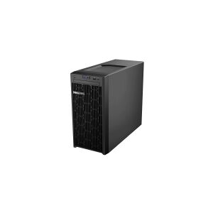 Dell PowerEdge T150 - Server - MT - envejs - 1 x Xeon E-2314 / 2.8 GHz - RAM 16 GB - HDD 2 TB - Matrox G200 - Gigabit Ethernet - intet OS - skærm: ingen - sort - med 3 års Basic Onsite