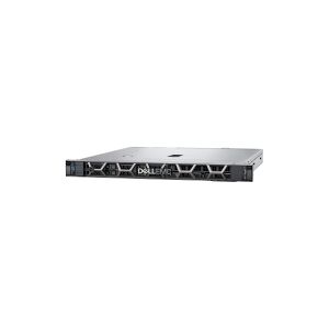 Dell PowerEdge R350 - Server - rack-monterbar - 1U - envejs - 1 x Xeon E-2314 / op til 4.5 GHz - RAM 16 GB - SAS - hot-swap 3.5 bås(e) - SSD 480 GB - Matrox G200 - Gigabit Ethernet - intet OS - skærm: ingen - sort - med 3 års Basic Onsite