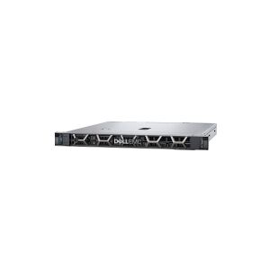 Dell PowerEdge R350 - Server - rack-monterbar - 1U - envejs - 1 x Xeon E-2334 / op til 4.8 GHz - RAM 16 GB - SAS - hot-swap 2.5 bås(e) - SSD 480 GB