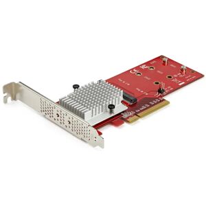 StarTech.com Adattatore X8 per due unit&agrave; SSD PCIe M.2 - 3.0 [PEX8M2E2]