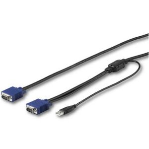 StarTech.com Cavo KVM USB da 3m per Console Montabile ad Armadio Rack (RKCONSUV10)