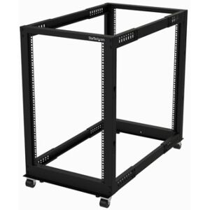 StarTech.com 4POSTRACK18U rack Rack indipendenti Nero (4POSTRACK18U)