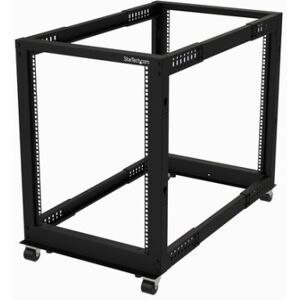 StarTech.com 4POSTRACK15U rack Rack indipendenti Nero (4POSTRACK15U)