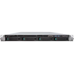 Intel R1304WT2GSR sistema barebone per server ® C612 LGA 2011-v3 Rastrelliera (1U) Nero, Metallico [R1304WT2GSR]