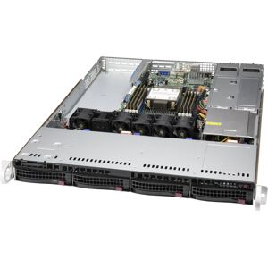 Supermicro CSE-815TQC4-R504WB3 sistema barebone per server Rack (1U) Nero