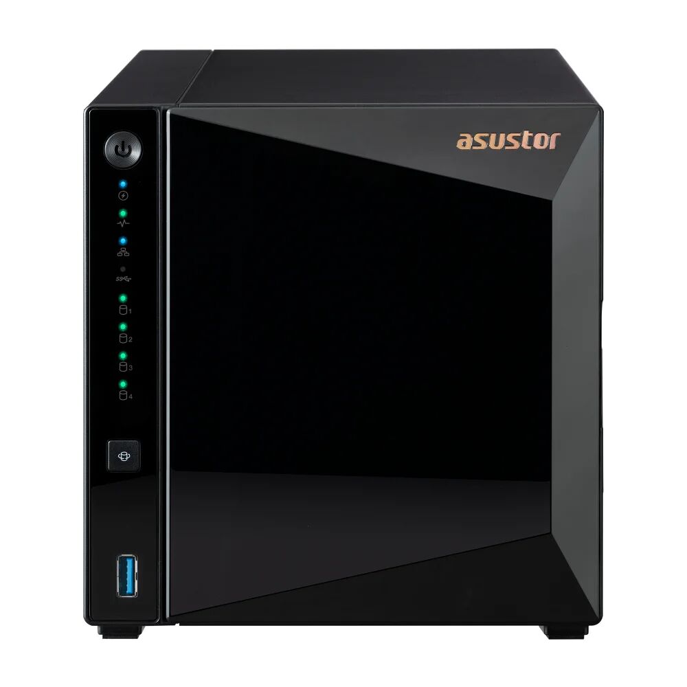 Asustor SPEDIZIONE IMMEDIATA - Server NAS  AS3304T Tower Collegamento ethernet LAN Nero RTD1296 [AS3304T]