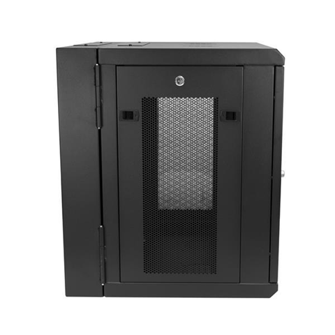 StarTech.com Armadio per Server Rack Montabile a Parete 12U - Armadio a Cerniera fino a 17" (43cm) di profondit