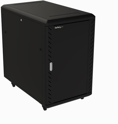 StarTech.com Armadio Server Rack 18U - Include ruote e piedini di livellamento - Profondit fino a 32" (81,2cm)