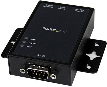 StarTech.com Convertitore Ethernet seriale RS232 a IP a 1 porta - Alluminio