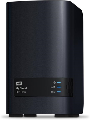 Western Digital My Cloud EX2 Ultra Armada 385 Collegamento ethernet LAN Nero NAS