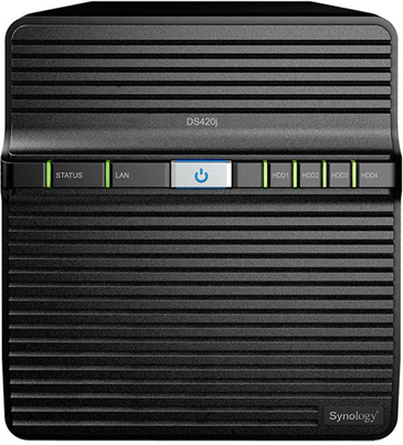 Synology DiskStation DS420J server NAS e di archiviazione RTD1296 Collegamento ethernet LAN Compatta Nero