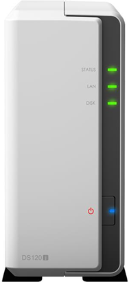 Synology DiskStation DS120j 88F3720 Collegamento ethernet LAN Tower Grigio NAS