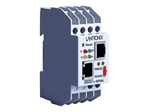 XSDRIN-03 Lantronix XPress DR-IAP – serieserver (10/100Base-T (X), AC, likström, 0–60 C, grå)