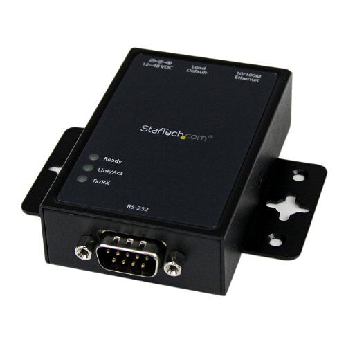 NETRS2321P StarTech.com 1 port RS232 till IP ethernet enhetsserver, seriell IP-omvandlare, aluminiumseriell IP-enhetsserver