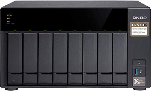 201571 QNAP TS-873-4G stationär NAS hus med 4 GB DDR4, kraftfull 8-Bay lagringsserver