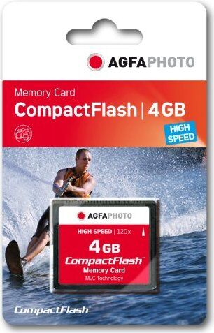 Agfaphoto Compact Flash 4gb de Alta Velocidade 120