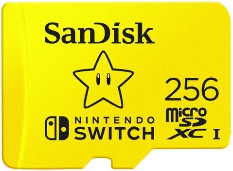 SanDisk Cartão Microsd Sandisk Nintendo Switch 256gb