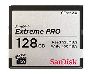 Sandisk Cartão De Memória Cfast 2.0 Extreme Pro 128gb - Sandisk