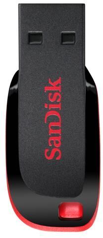 Sandisk Pen Drive Usb 16gb Cruzer Blade (preto) - Sandisk