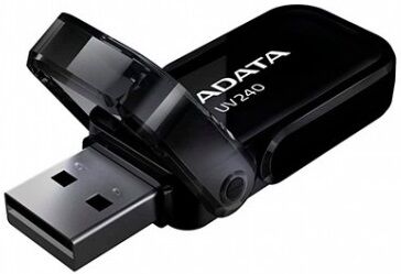 Adata Pen Drive Uv240 64gb Usb 2.0 (preto) - Adata