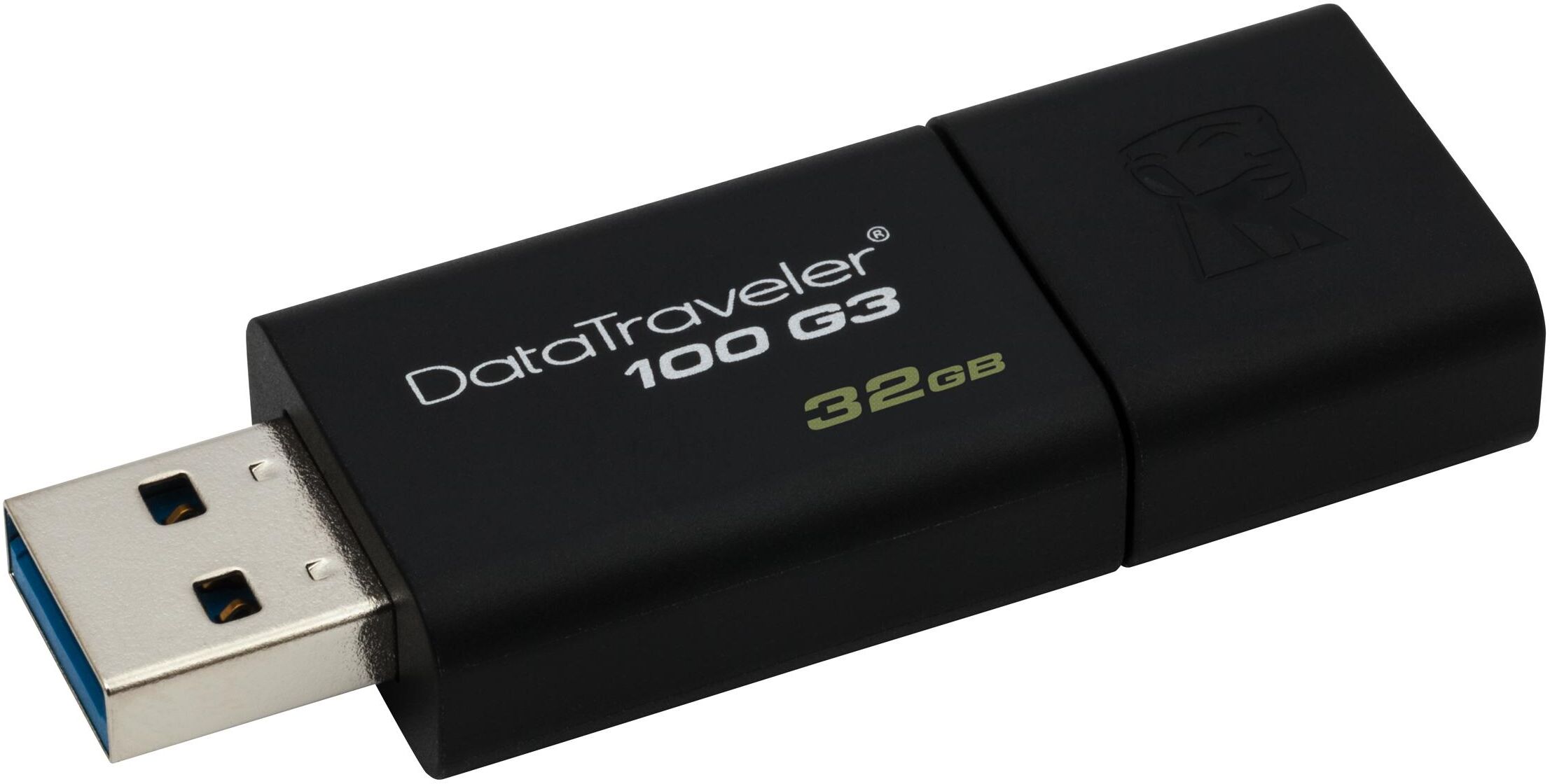 Kingston Pen Drive Usb3.0 32gb (preto) - Kingston Technology Datatraveler 100 Generation 30