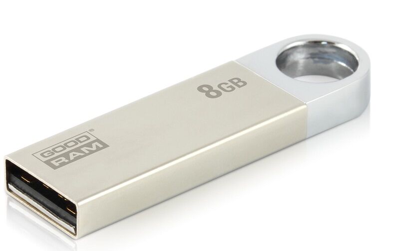 Goodram Pen Drive Usb 2.0 8gb Uun2 (prateado) - Goodram