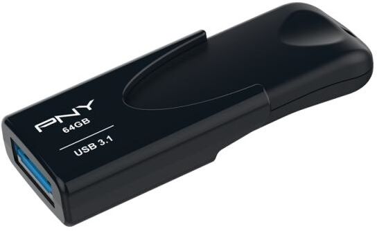 Pny Pen Drive Attache 4 64gb Type-a 3.2 Gen 1 (3.1 Gen 1) - Pny