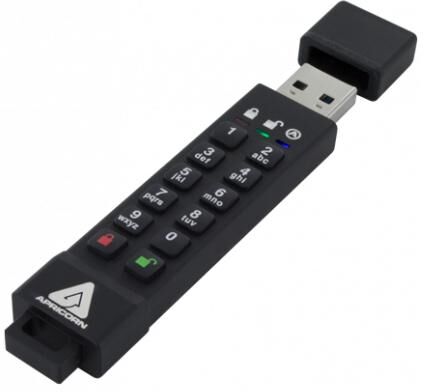 Apricorn Pen Drive Aegis Secure Key 3z 16 Gb Type-a 3.2 Gen 1 (3.1 Gen 1) (preto) - Apricorn