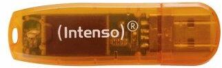 Intenso Pen Drive Usb2.0 64gb Rainbow (laranja) - Intenso