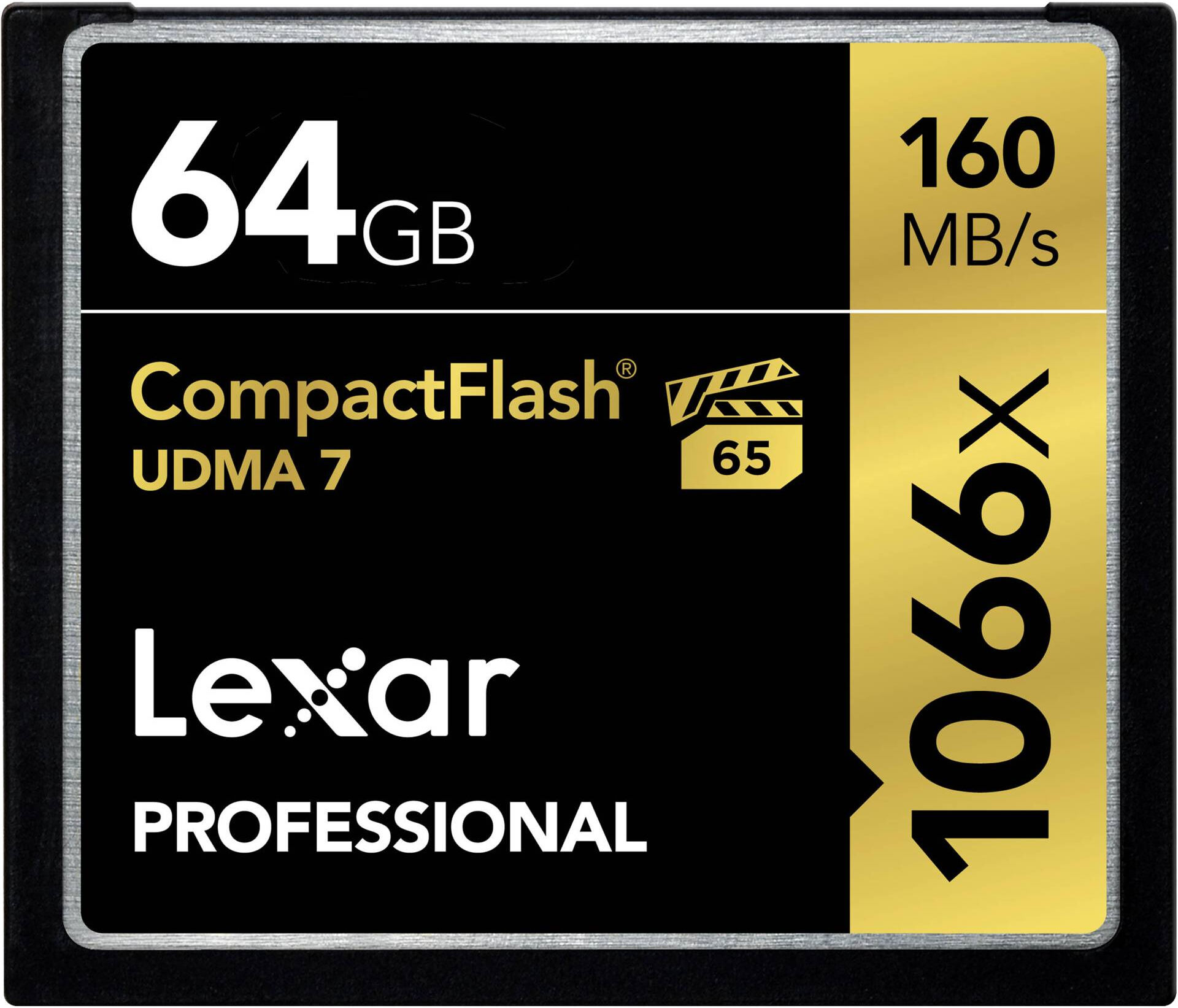 Lexar Cart�o Compact Flash Professional UDMA 7 64GB (1066x)