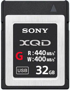 Sony Cart�o XQD S�rie G 32GB 440MB/S