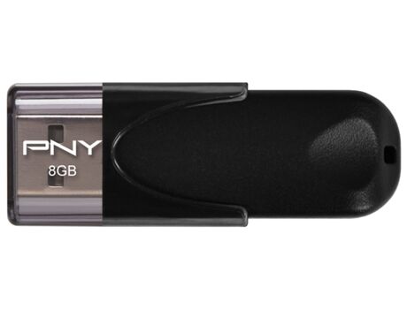 PNY Pen USB Attaché (8 GB - USB 2.0 - Preto)