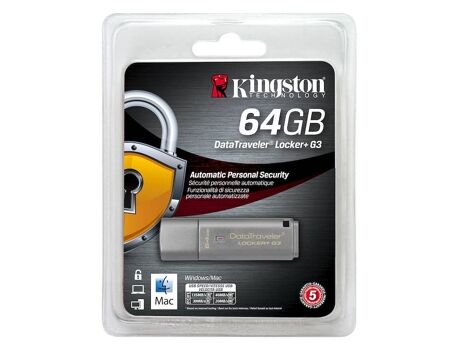 Kingston Pen USB 64GB DT Locker+G3