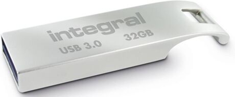 Integral Pen USB Metal Arc (32 GB - USB 3.0 - Prateado)