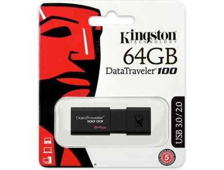 Kingston Pen USB DT100G3 - 64GB