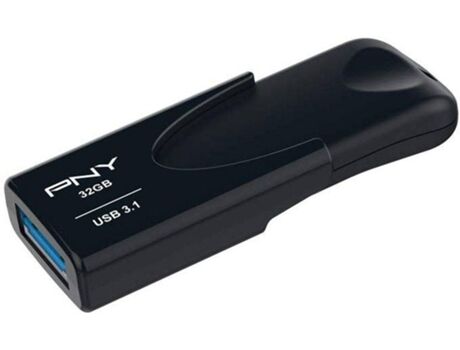 PNY Pen USB Attaché (32 GB - USB 3.1 - Preto)