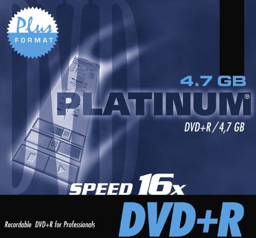 Platinum DVD+R, 4.7GB, 16x, 1er Jewel Case - Preis vom 18.02.2022 06:01:34 h