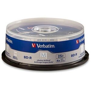 Verbatim BD-R M-DISC 25GB - bis 4x Speed - 25er Pack