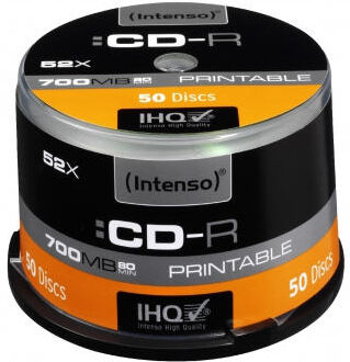 Intenso CD-R Intenso 1801125 - 700MB - 52x Speed (50er Box)