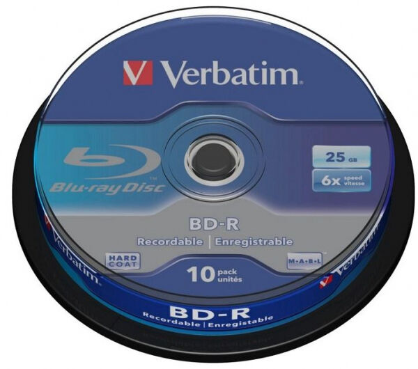 Verbatim BD-R 25GB - bis 6x Speed - 10er Pack