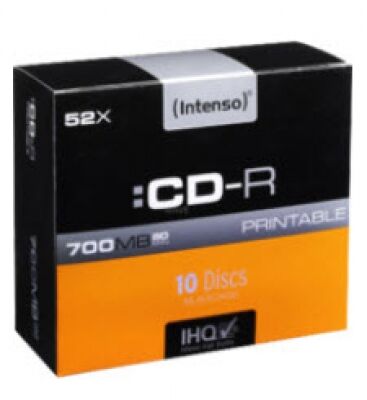 Intenso CD-R Intenso 1801622 - 700MB - 52x Speed (10er Box)